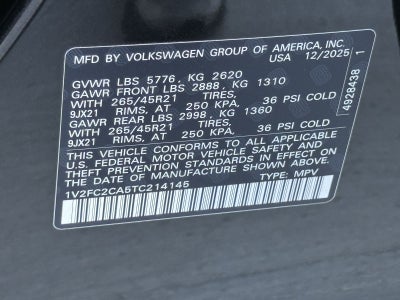 2026 Volkswagen Atlas Cross Sport 2.0T SEL Premium R-Line