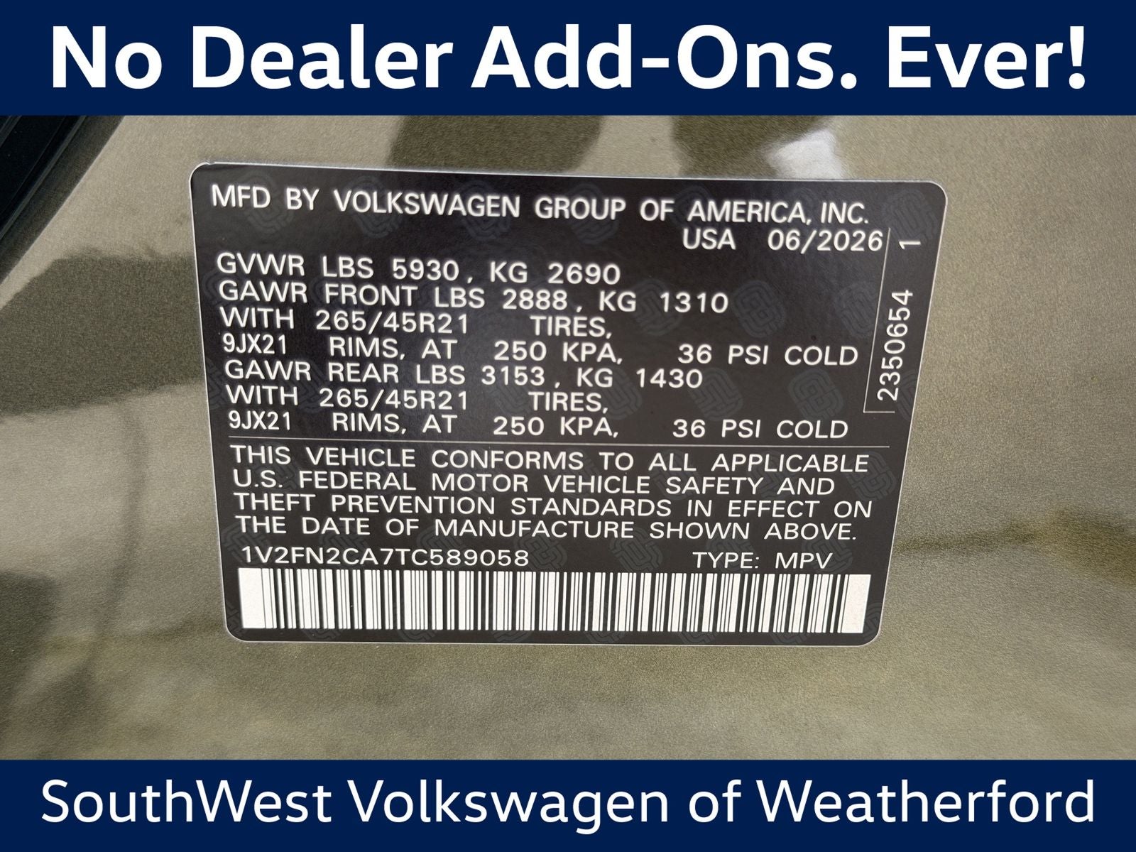2026 Volkswagen Atlas 2.0T SEL Premium R-Line