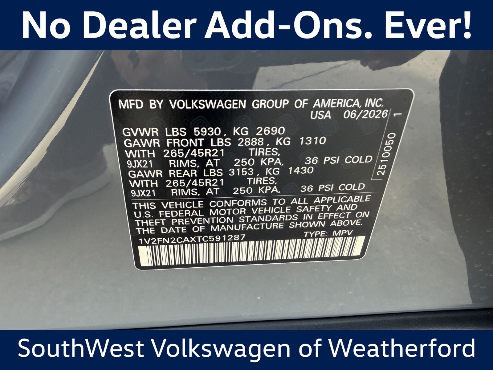 2026 Volkswagen Atlas 2.0T SEL Premium R-Line