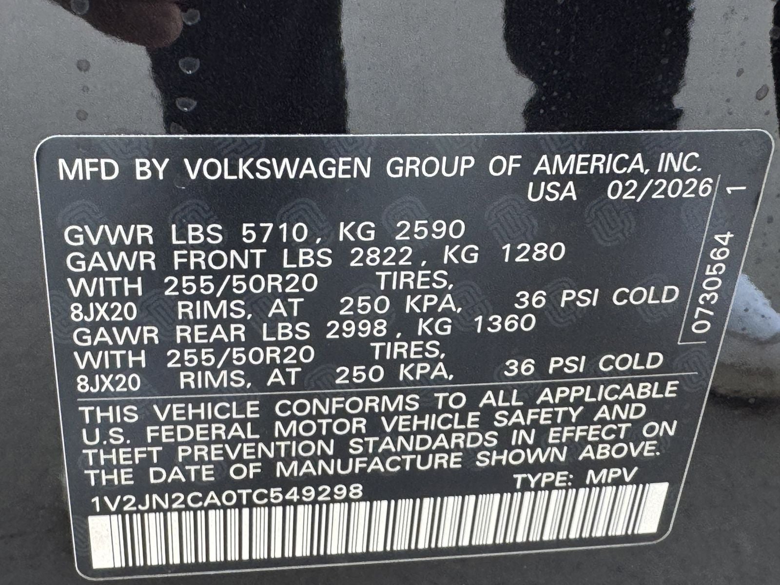 2026 Volkswagen Atlas 2.0T SE W/TECHNOLOGY