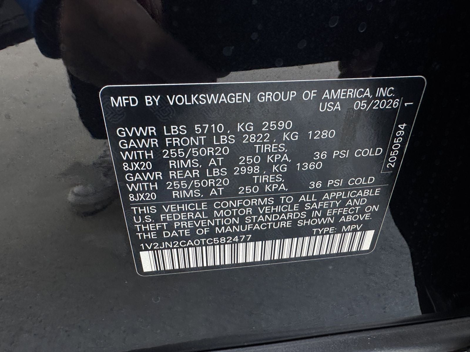2026 Volkswagen Atlas 2.0T SE W/TECHNOLOGY