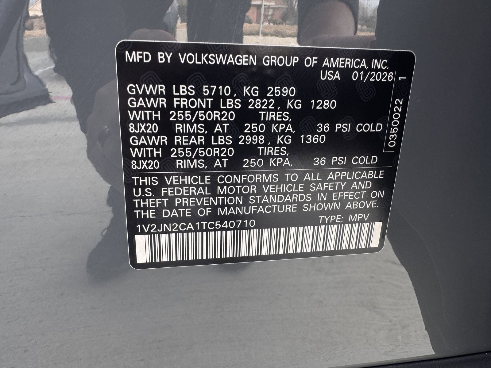 2026 Volkswagen Atlas 2.0T SE W/TECHNOLOGY