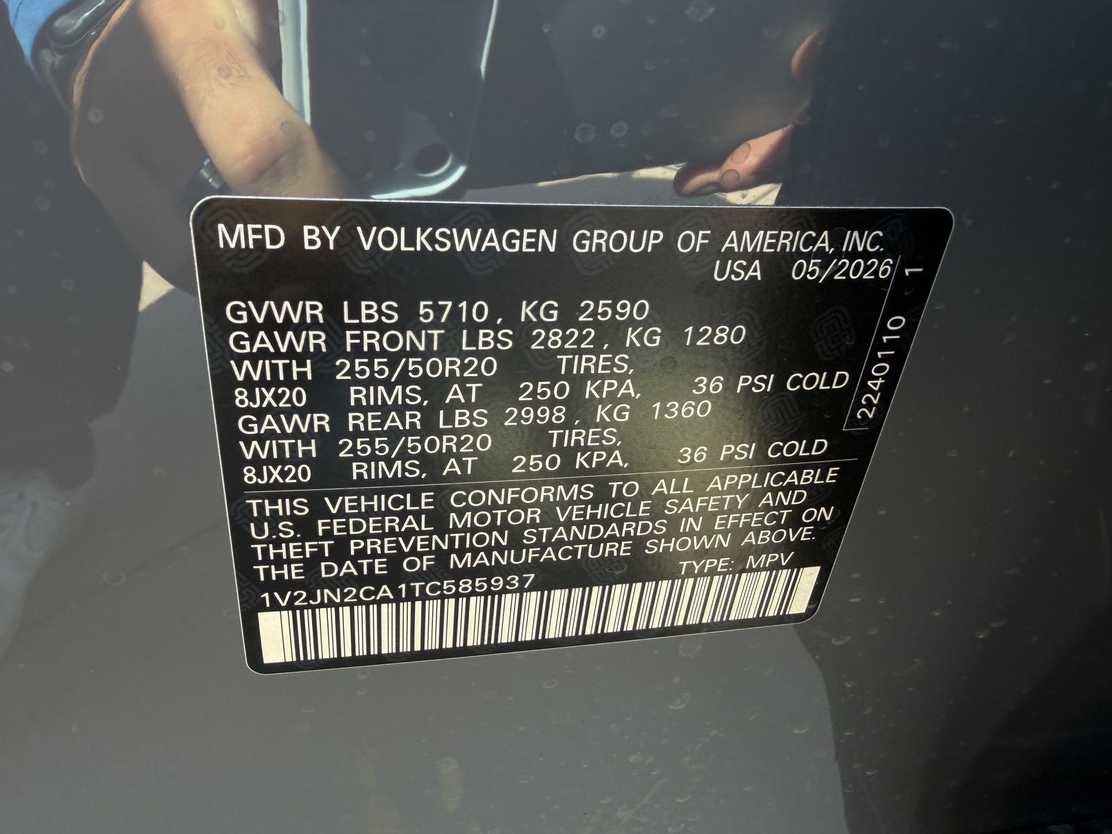 2026 Volkswagen Atlas 2.0T SE W/TECHNOLOGY
