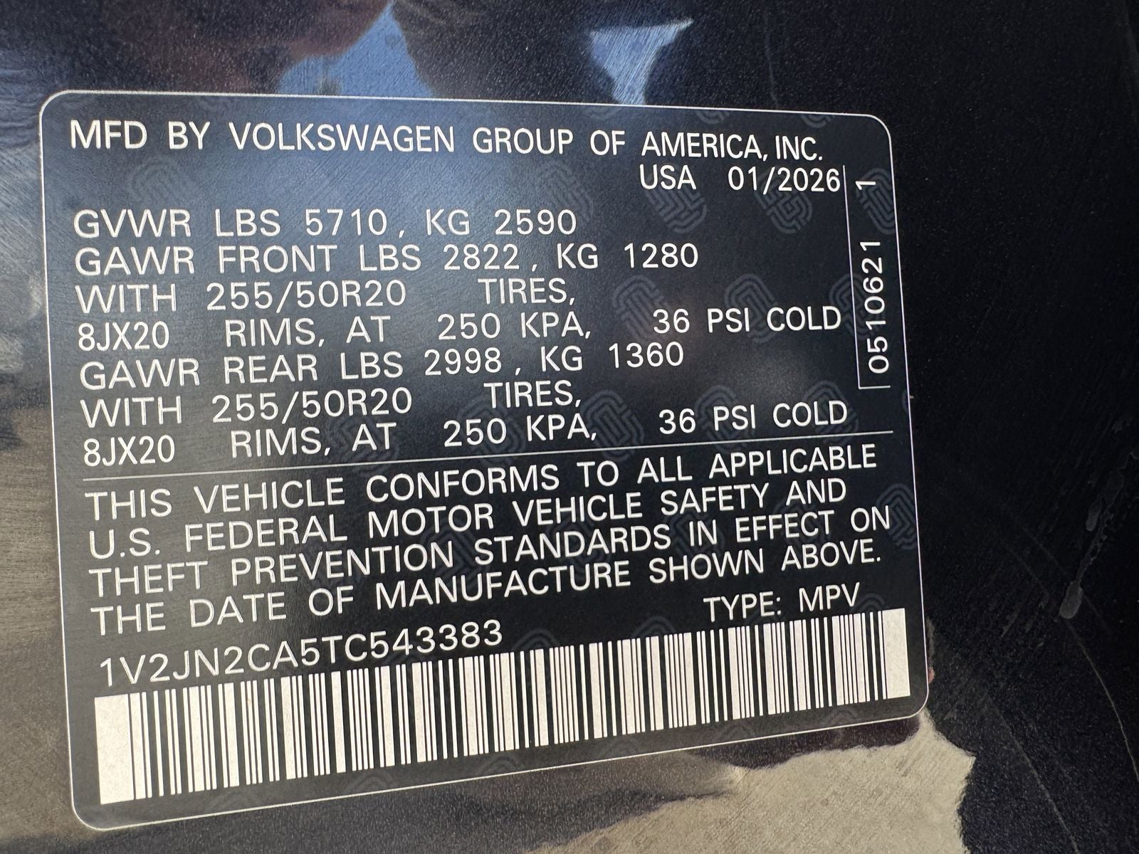 2026 Volkswagen Atlas 2.0T SE W/TECHNOLOGY