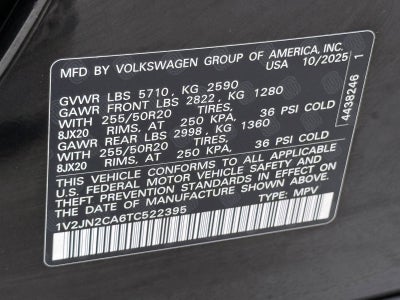 2026 Volkswagen Atlas 2.0T SE W/TECHNOLOGY