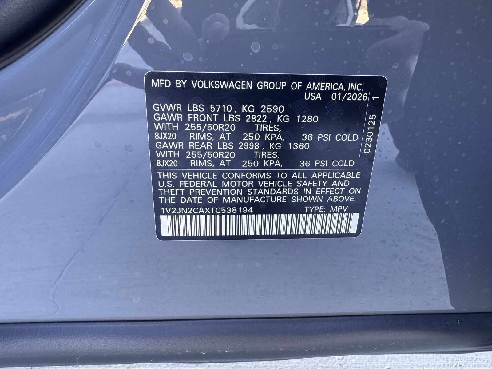 2026 Volkswagen Atlas 2.0T SE W/TECHNOLOGY