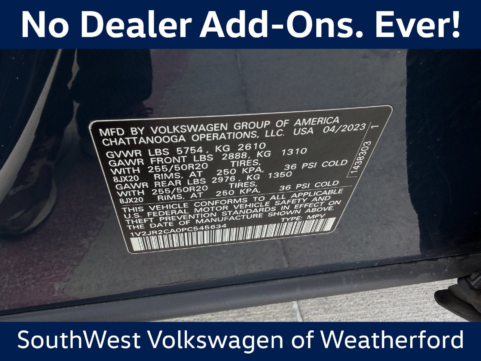 2023 Volkswagen Atlas 3.6L V6 SE w/Technology