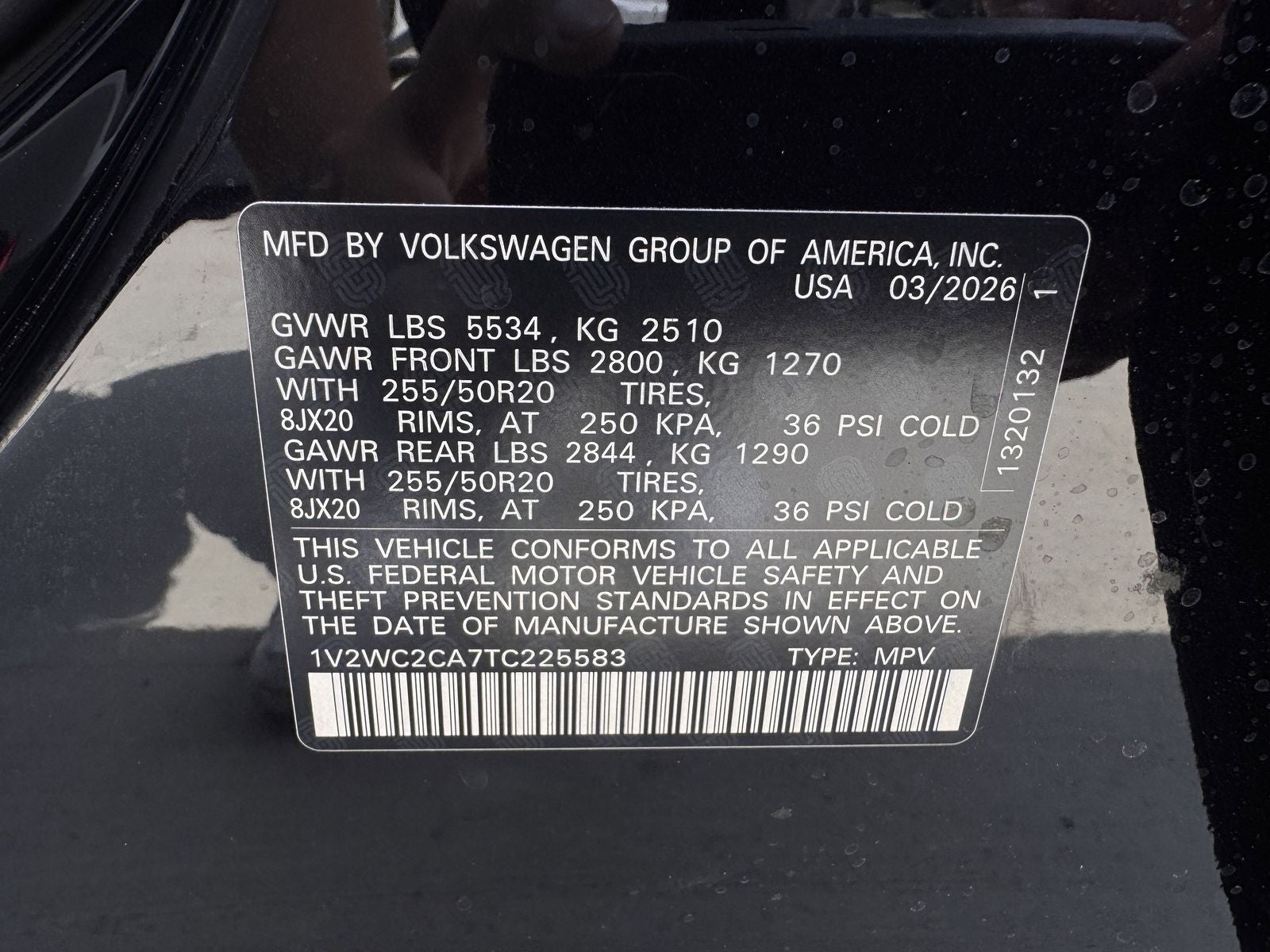 2026 Volkswagen Atlas Cross Sport 2.0T SE W/TECHNOLOGY