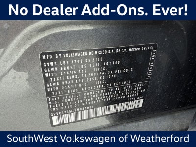 2025 Volkswagen Tiguan 2.0T S