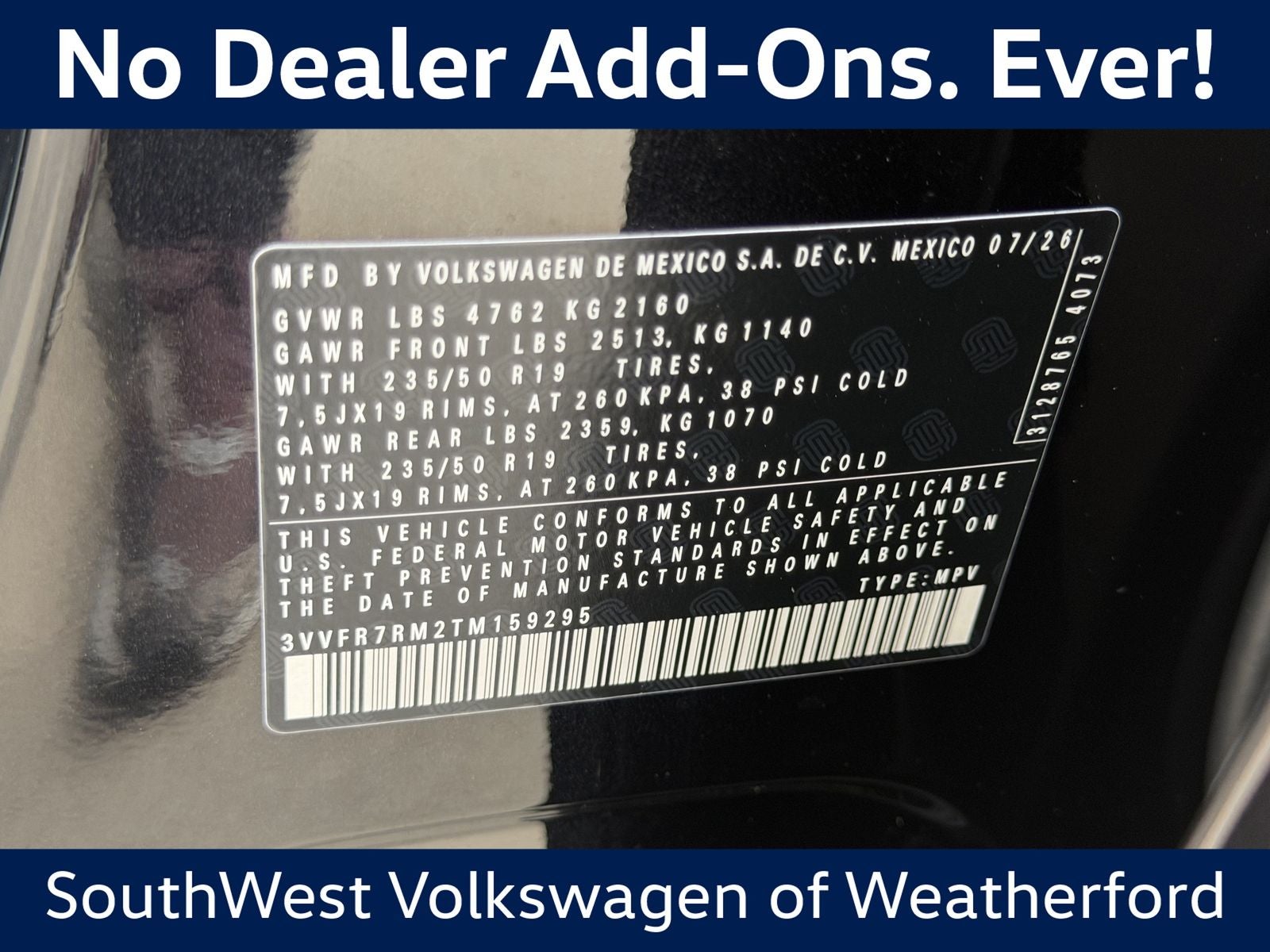 2026 Volkswagen Tiguan 2.0T SE