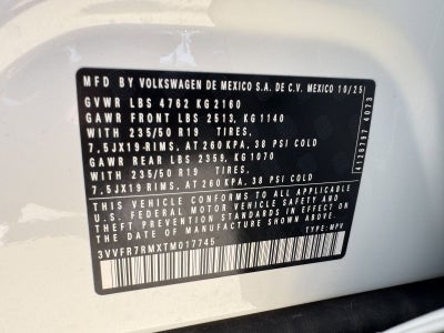 2026 Volkswagen Tiguan 2.0T SE