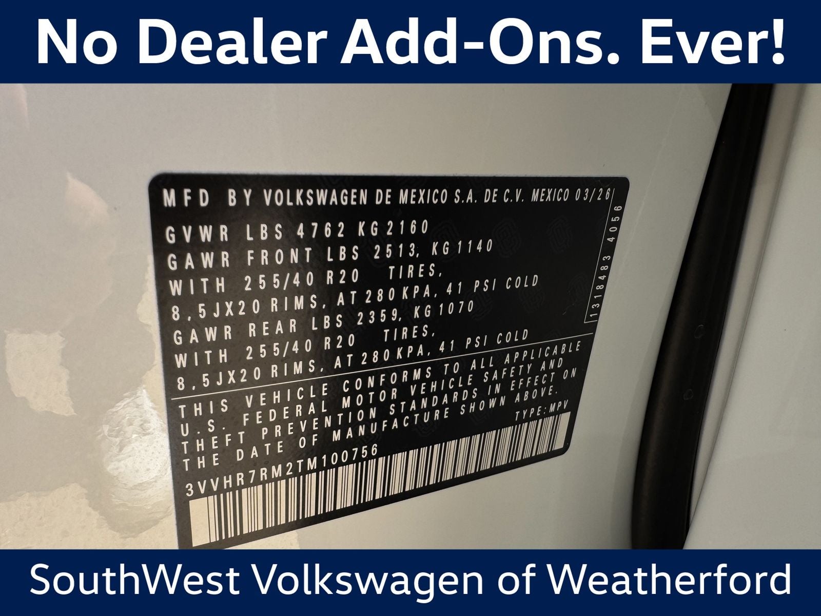 2026 Volkswagen Tiguan 2.0T SE R-Line Black