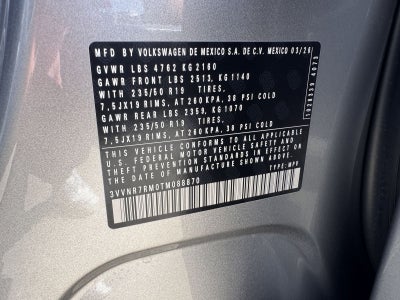 2026 Volkswagen Tiguan 2.0T SE