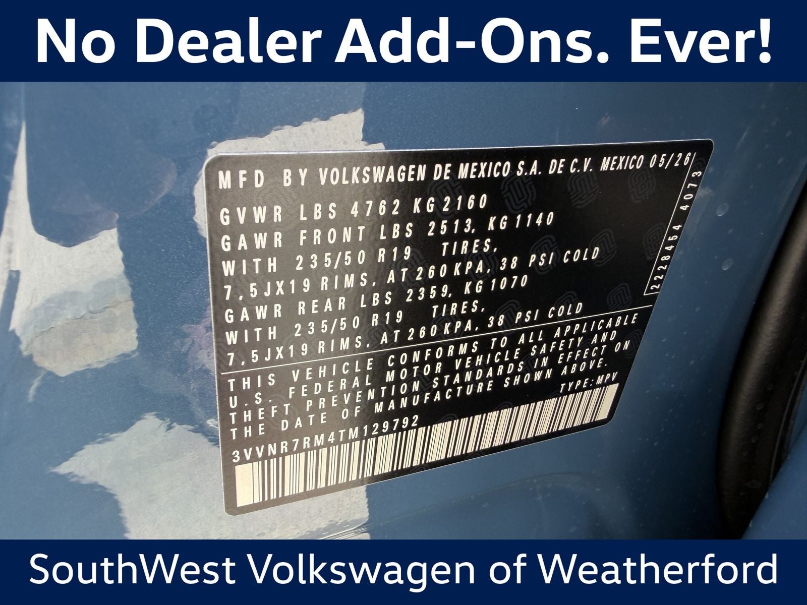 2026 Volkswagen Tiguan 2.0T SE