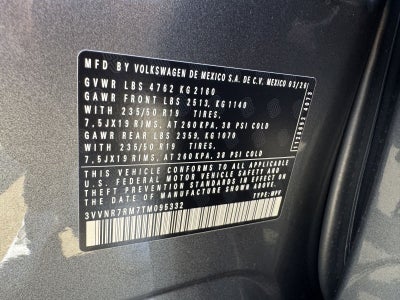 2026 Volkswagen Tiguan 2.0T SE