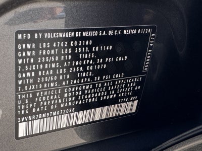 2026 Volkswagen Tiguan 2.0T SE
