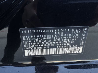 2026 Volkswagen Jetta 1.5T S