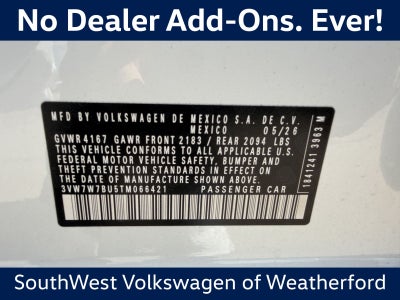 2026 Volkswagen Jetta 1.5T SE