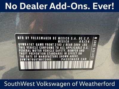 2026 Volkswagen Jetta 1.5T SE