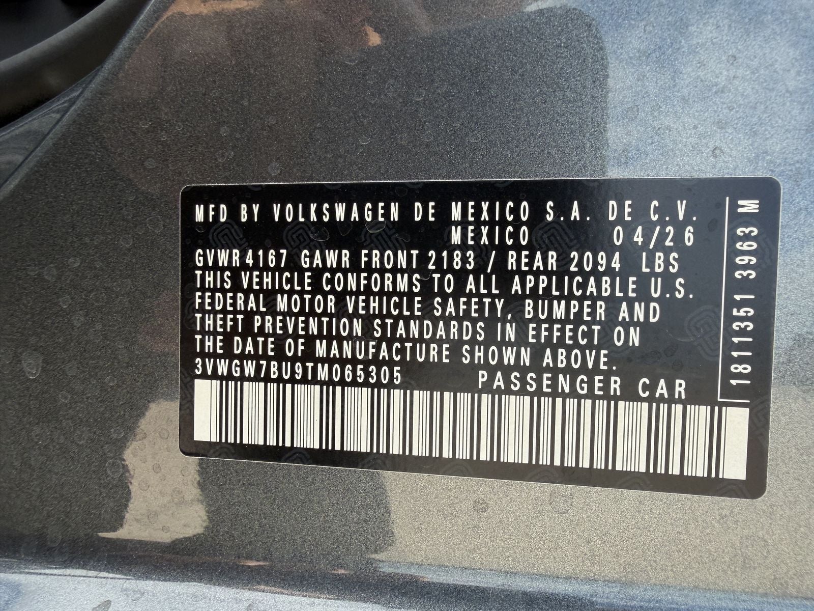 2026 Volkswagen Jetta 1.5T SEL