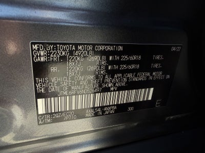 2022 Toyota RAV4 Hybrid XSE