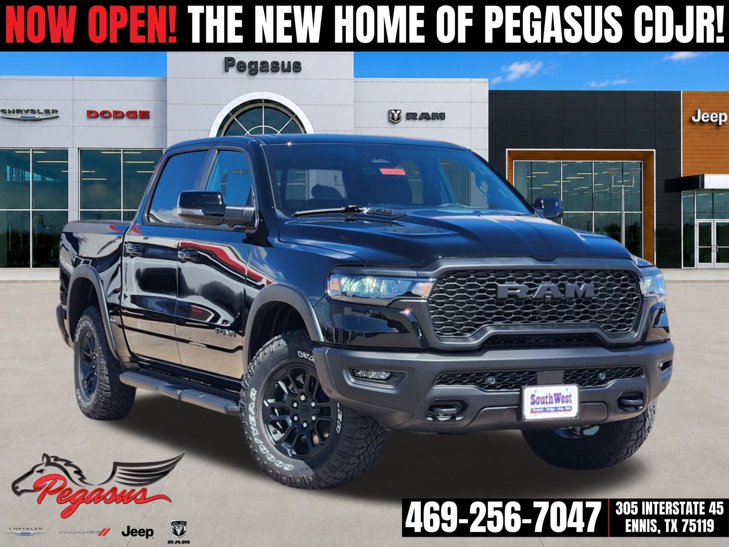2026 RAM Ram 1500 RAM 1500 REBEL CREW CAB 4X4 5'7' BOX