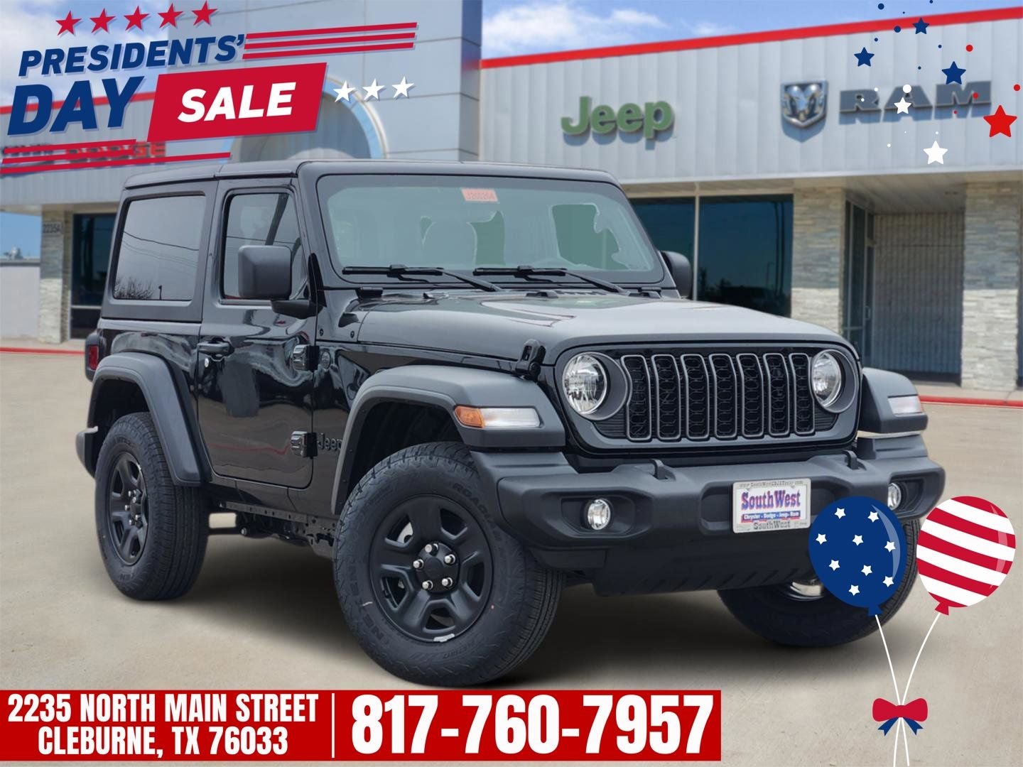 2026 Jeep Wrangler WRANGLER 2-DOOR SPORT