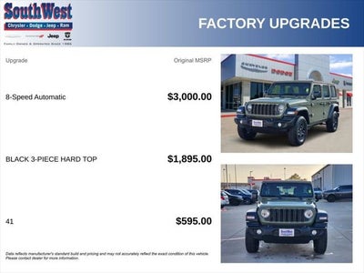 2026 Jeep Wrangler WRANGLER 4-DOOR SPORT