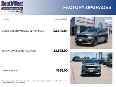 2026 Dodge Durango DURANGO GT PLUS AWD HEMI V8