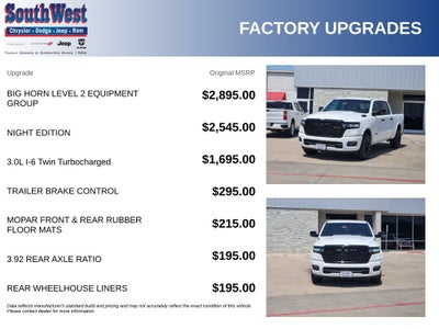 2026 RAM Ram 1500 RAM 1500 LONE STAR CREW CAB 4X4 5'7' BOX