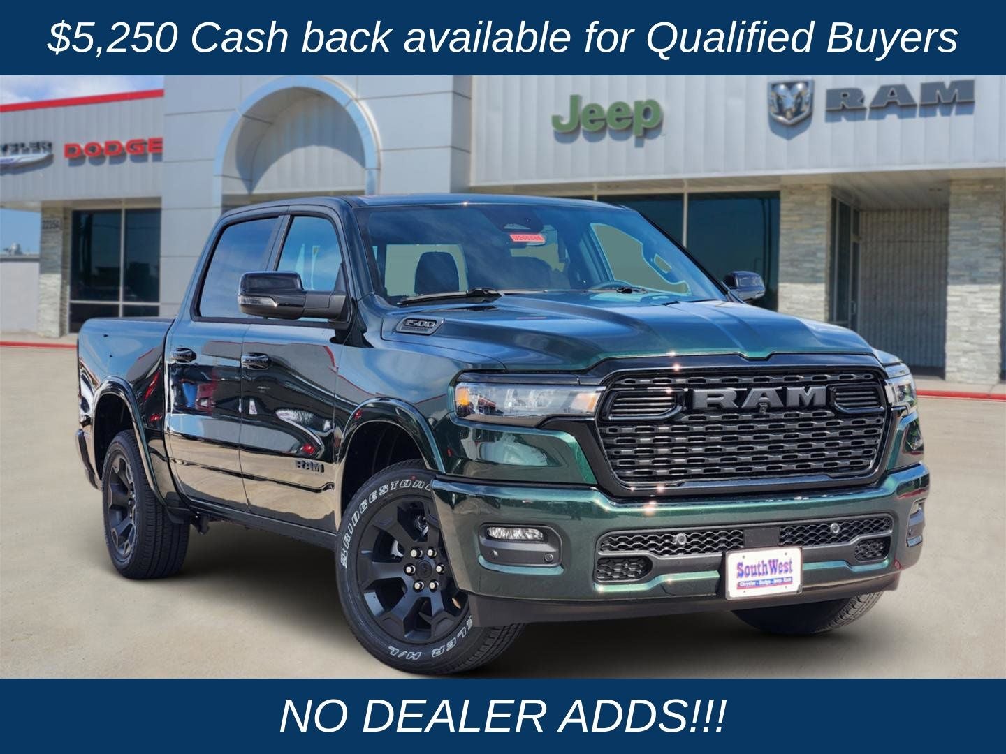 2026 RAM Ram 1500 RAM 1500 LONE STAR CREW CAB 4X4 5'7' BOX