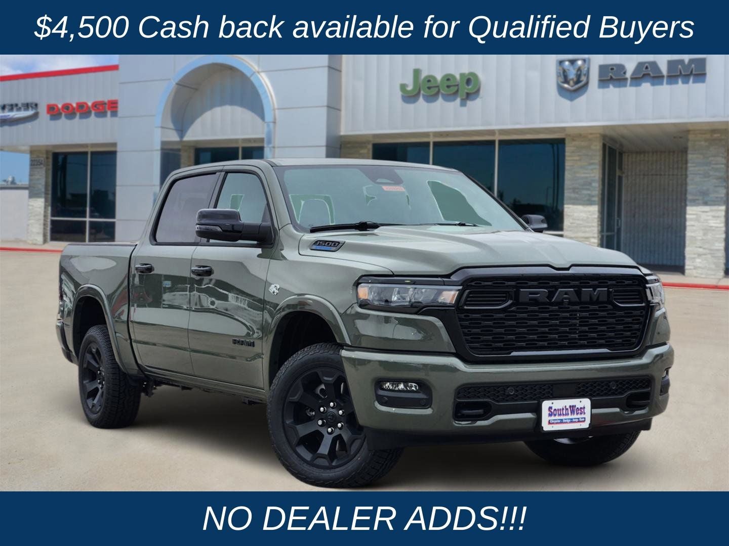 2026 RAM Ram 1500 RAM 1500 LONE STAR CREW CAB 4X4 5'7' BOX