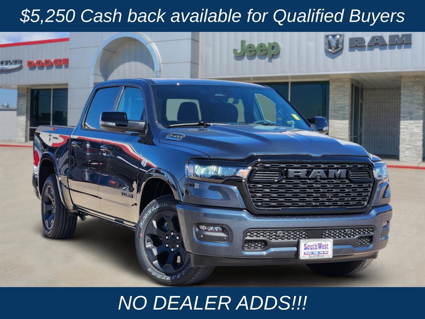 2026 RAM Ram 1500 RAM 1500 LONE STAR CREW CAB 4X4 5'7' BOX