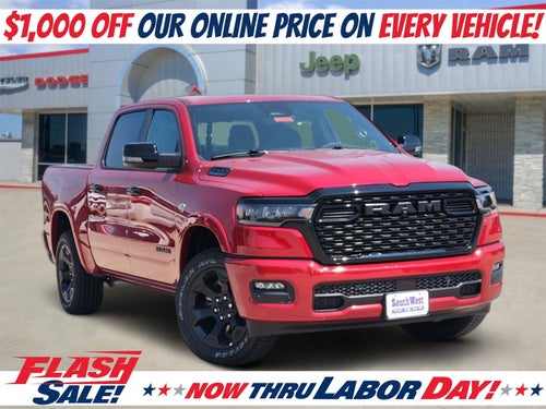 2026 RAM Ram 1500 RAM 1500 LONE STAR CREW CAB 4X4 5'7' BOX