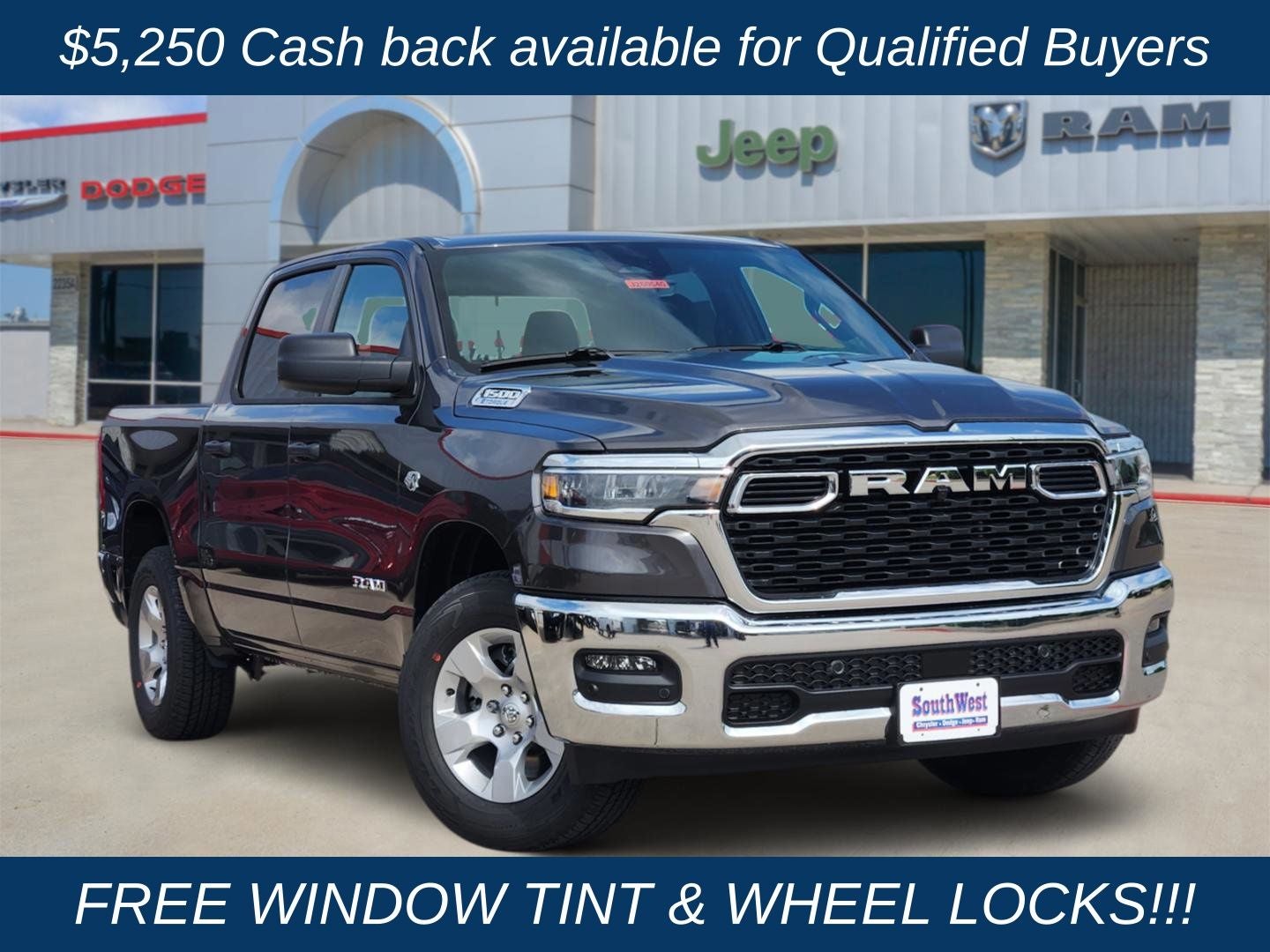 2026 RAM Ram 1500 RAM 1500 LONE STAR CREW CAB 4X4 5'7' BOX