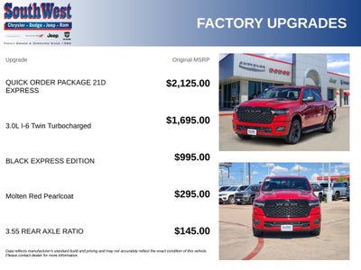 2027 RAM Ram 1500 RAM 1500 EXPRESS CREW CAB 4X4 5'7' BOX