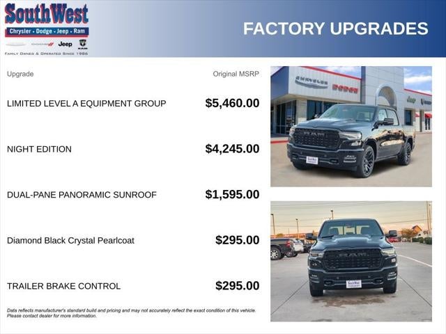 2026 RAM Ram 1500 RAM 1500 LIMITED CREW CAB 4X4 5'7' BOX