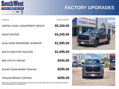 2027 RAM Ram 1500 RAM 1500 LIMITED CREW CAB 4X4 5'7' BOX