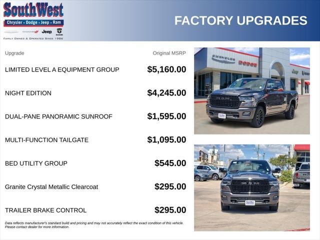 2027 RAM Ram 1500 RAM 1500 LIMITED CREW CAB 4X4 5'7' BOX