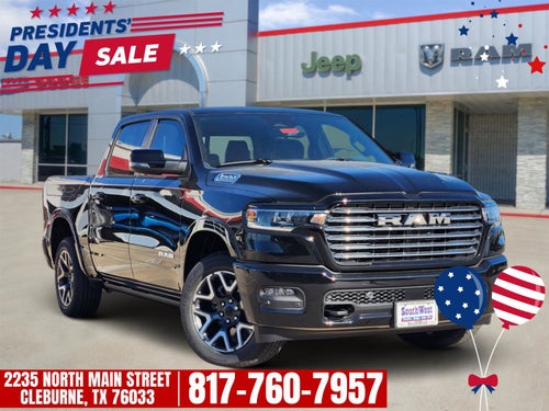 2026 RAM Ram 1500 RAM 1500 LARAMIE CREW CAB 4X4 5'7' BOX