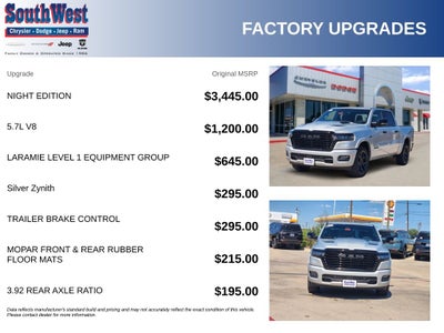 2027 RAM Ram 1500 RAM 1500 LARAMIE CREW CAB 4X4 5'7' BOX