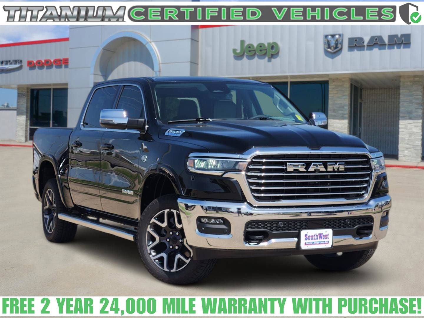 2026 RAM Ram 1500 Laramie Crew Cab 4x4 5'7' Box
