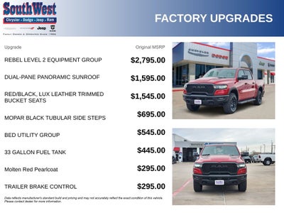 2026 RAM Ram 1500 RAM 1500 REBEL CREW CAB 4X4 5'7' BOX