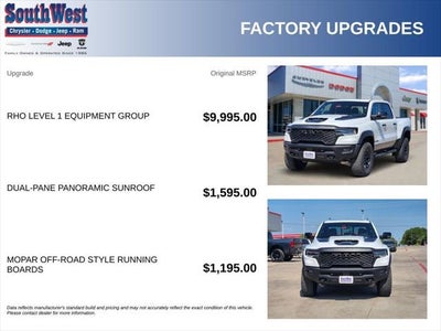 2026 RAM Ram 1500 RAM 1500 RHO CREW CAB 4X4 5'7' BOX