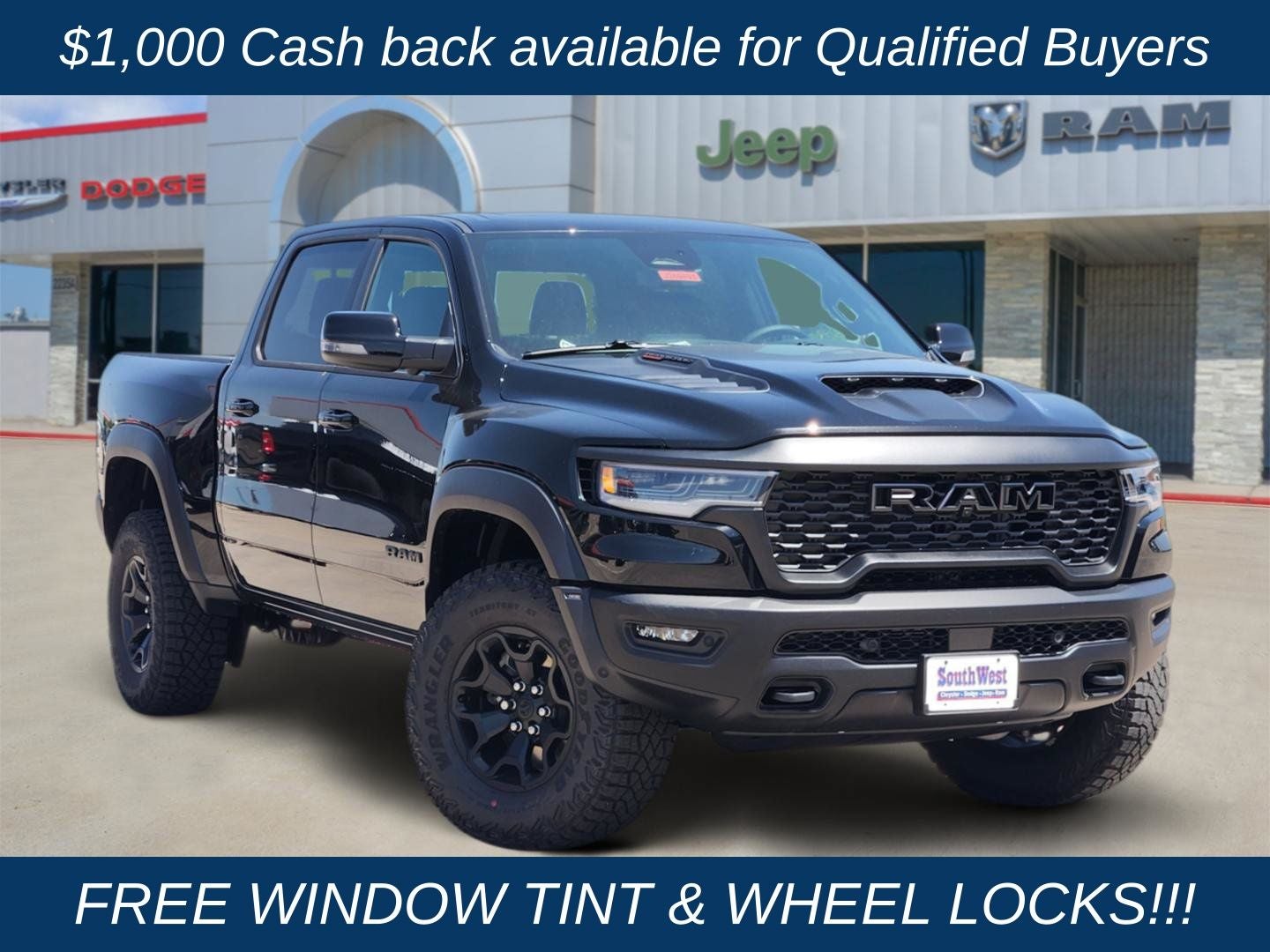 2026 RAM Ram 1500 RAM 1500 RHO CREW CAB 4X4 5'7' BOX
