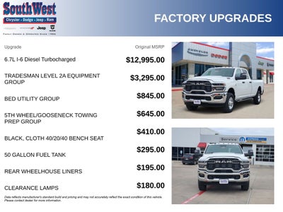 2026 RAM Ram 3500 RAM 3500 TRADESMAN CREW CAB 4X4 8' BOX