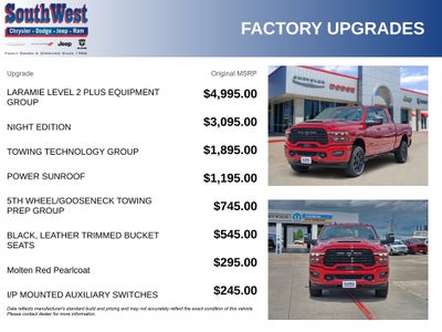 2026 RAM Ram 2500 RAM 2500 LARAMIE MEGA CAB 4X4 6'4' BOX