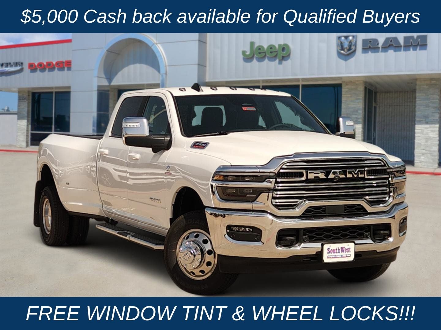 2026 RAM Ram 3500 RAM 3500 LARAMIE CREW CAB 4X4 8' BOX