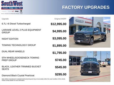 2026 RAM Ram 3500 RAM 3500 LARAMIE CREW CAB 4X4 8' BOX