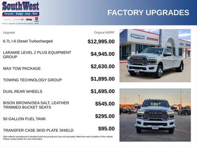 2026 RAM Ram 3500 RAM 3500 LARAMIE CREW CAB 4X4 8' BOX